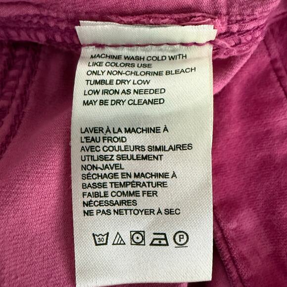 Free People corduroy pants flare high rise velvet cropped cotton 4 - Picture 8 of 8